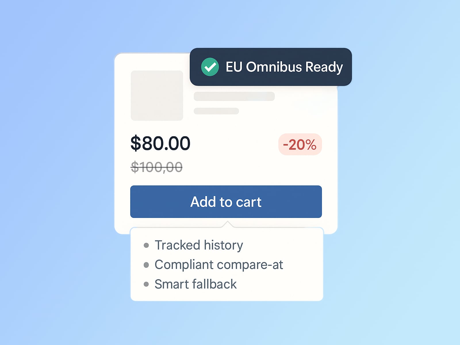 Fully Customizable Pricing Display